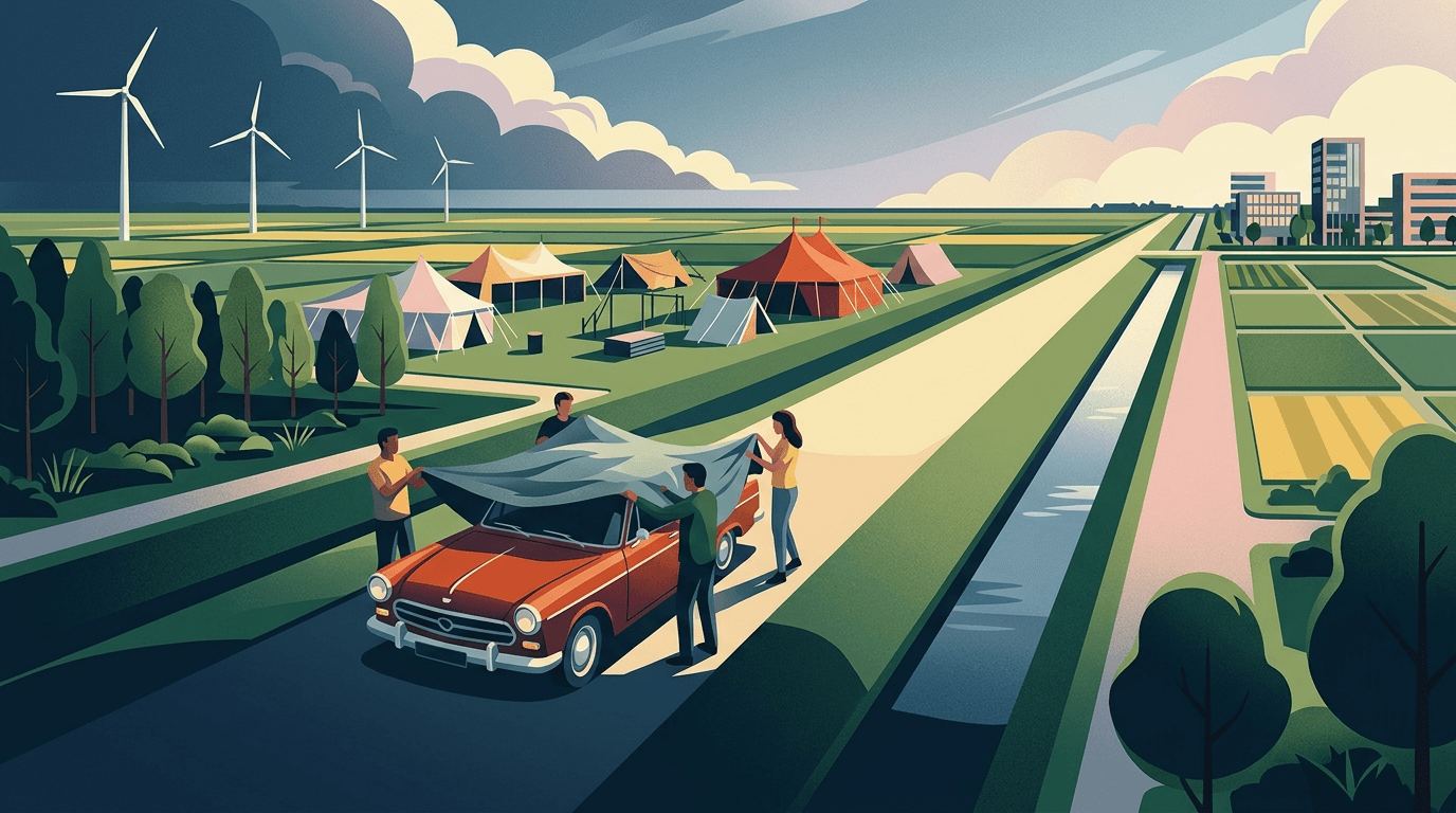 Nationale Oldtimerdag Lelystad Gaat Door Ondanks Noodweer: Veerkracht Toont Zich in Jubileumeditie