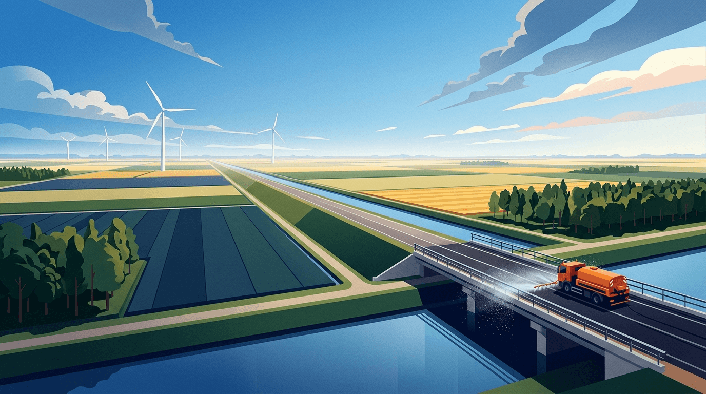 Flevoland Schakelt Versnelling Hoger Tegen Hittegolf: Van Koelende Bruggen tot Snelle Pechhulp