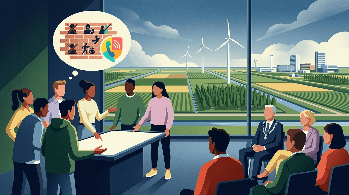 MBO-studenten Lelystad Presenteren Innovatieve Aanpak Jeugdcriminaliteit aan Burgemeester