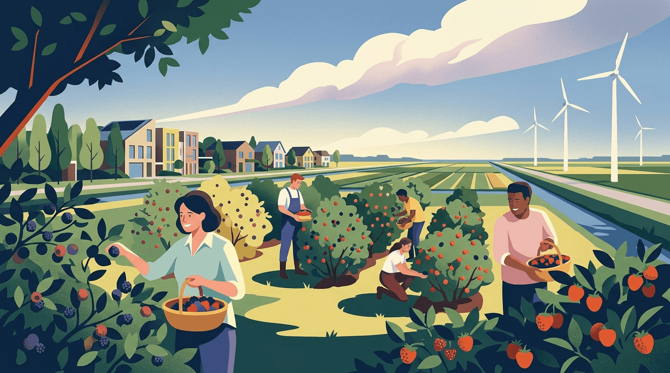 Voedselbos Eemvallei opent de poorten voor zelfpluk: een duurzaam initiatief in Almere Oosterwold