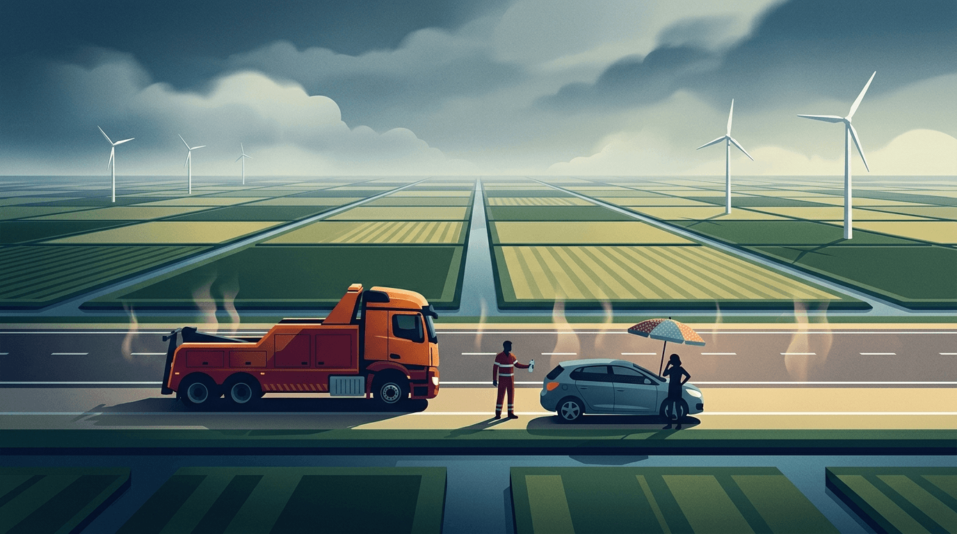 Bergingsbedrijven Cruciaal voor Flevolandse Weggebruikers tijdens Hittegolf: 'Zo vlug mogelijk van de snelweg af'
