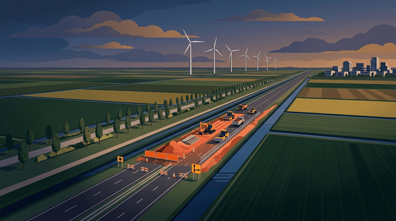 Groot Onderhoud Gooiseweg (N305) en Spiekweg (N705) Zeewolde: Cruciale Impuls voor Bereikbaarheid