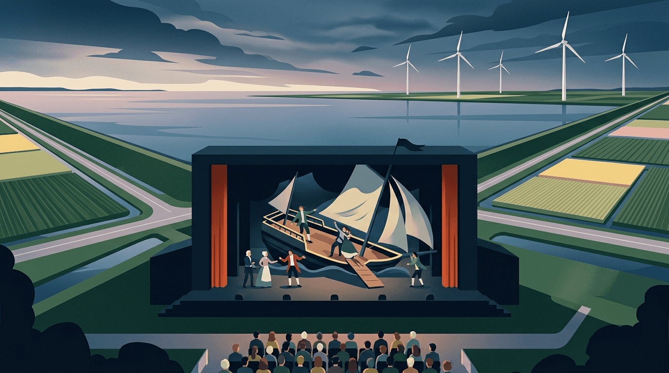 Historische Scheepsramp Herleeft op Schokland: Theaterstuk 'Schipbreuk op Schokland' Brengt Verleden Dichtbij