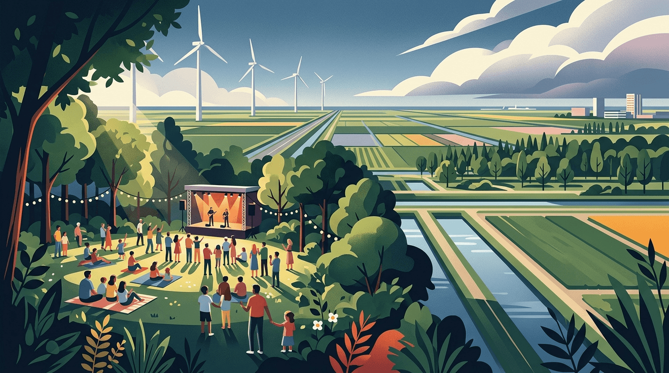 Lelystad Viert Kwart Eeuw Cultuur: Uitgast Festival Jubileert met 'Jubelklanken' in Natuurpark