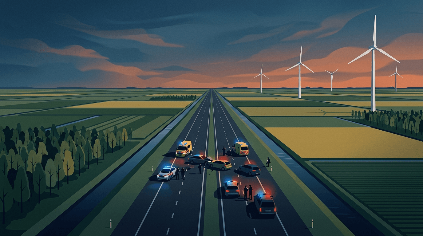 Lagere Straf voor Bestelbuschauffeur na Dodelijke Aanrijding Elandweg bij Swifterbant