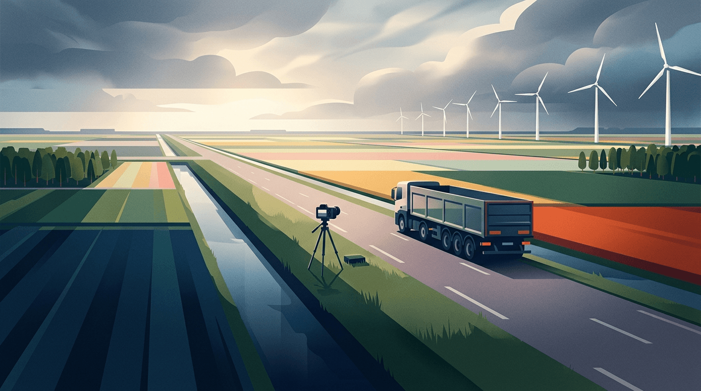 Nieuwe Tolcamera's in Noordoostpolder: RDW Controleert Vrachtverkeer op N50