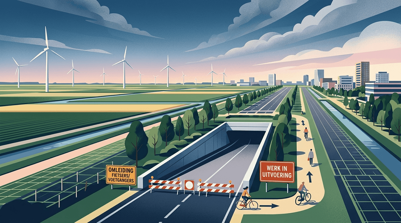 Hospitaaltunnel Almere Dicht voor Fietsers en Voetgangers: Noodzakelijk Onderhoud aan Riolering