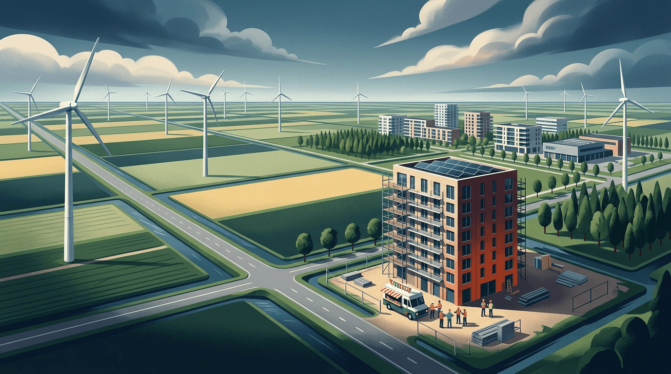 Hoogste Punt Bereikt voor Nieuwe Sociale Huurappartementen in Dronten