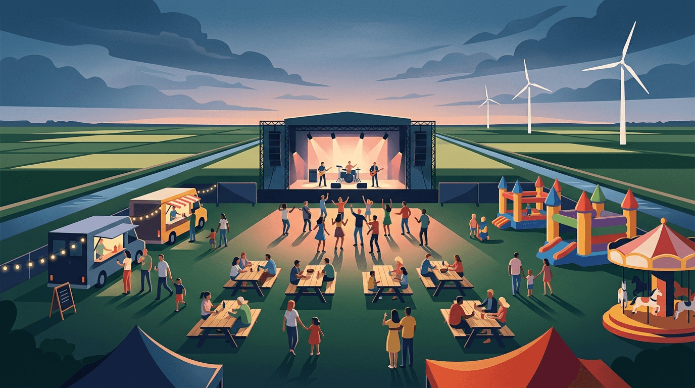 Dronten Maakt Zich Op voor Polderfest 2026: Een Dag Vol Muziek en Familieplezier