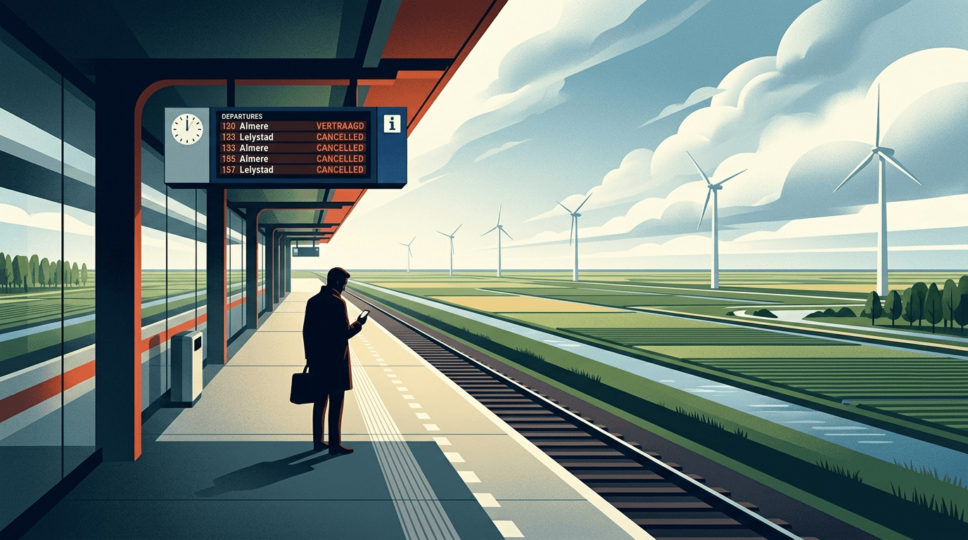 Aankomende FNV-acties: 24-uurs Treinstaking in September Raakt Ook Flevolandse Reizigers
