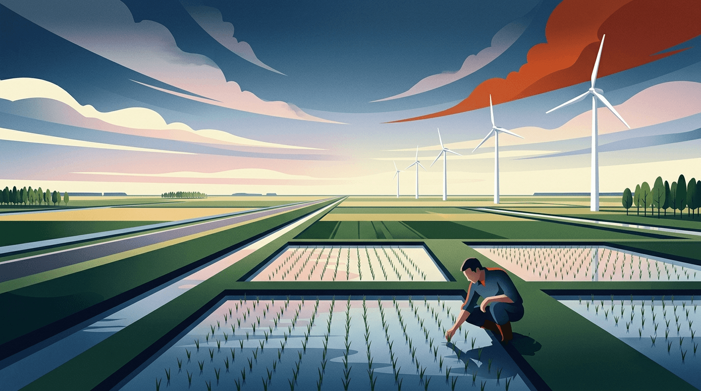 Flevolandse Polder Experimenteert met Rijstteelt: Een Duurzame Oplossing voor Bodemdaling en CO2-uitstoot
